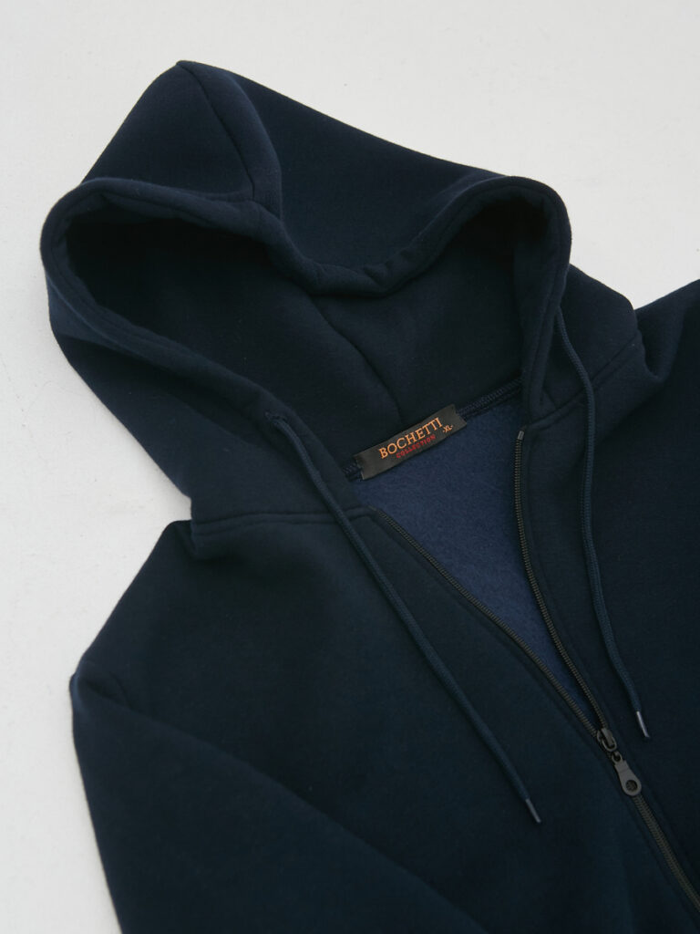 толстовка мужская утепленная синяя 6