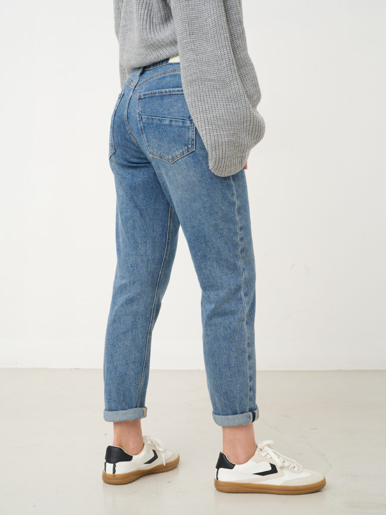 джинсы женские серо-голубые 3