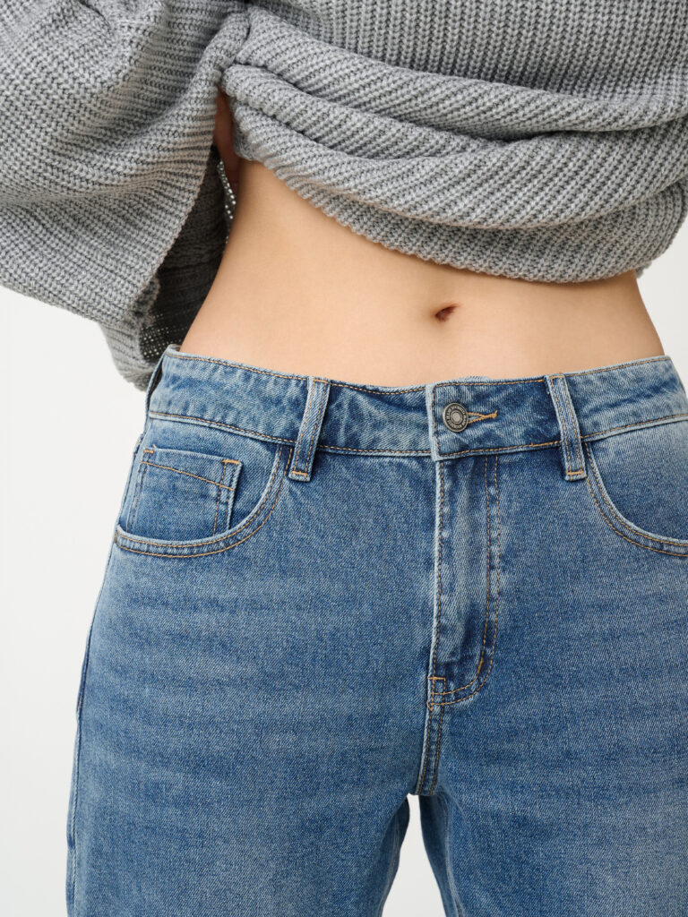 джинсы женские серо-голубые 4