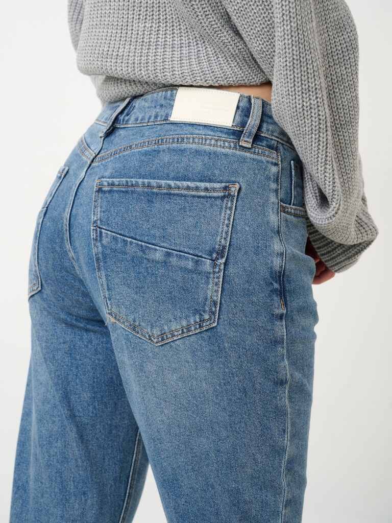 джинсы женские серо-голубые 5