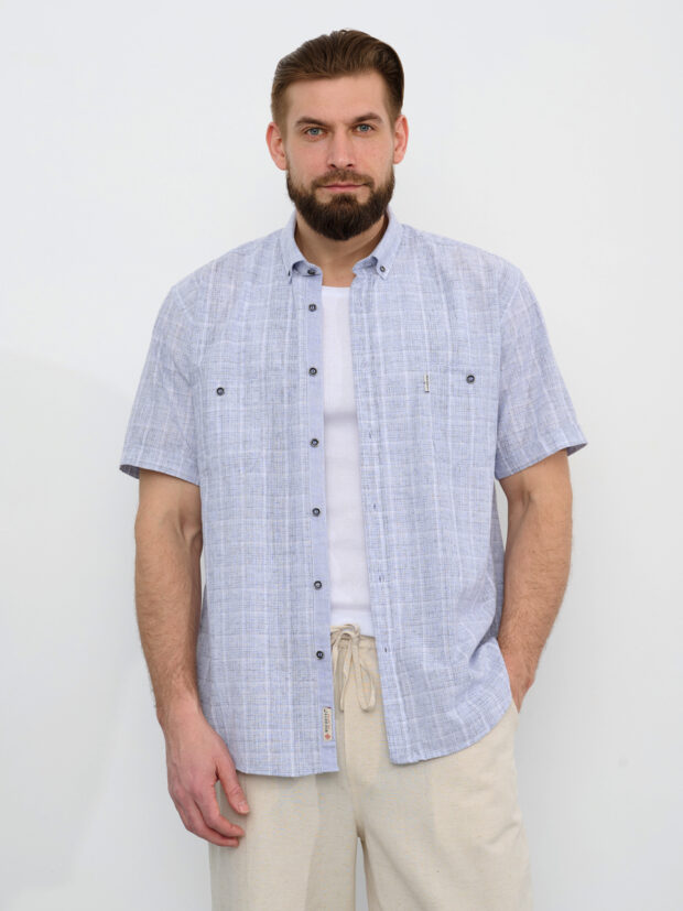 bochetti tca 6007 8007 x15 Синий Рубашка мужская