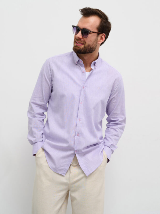 bochetti tca 6012 duz32 l43 Сиреневый Рубашка мужская