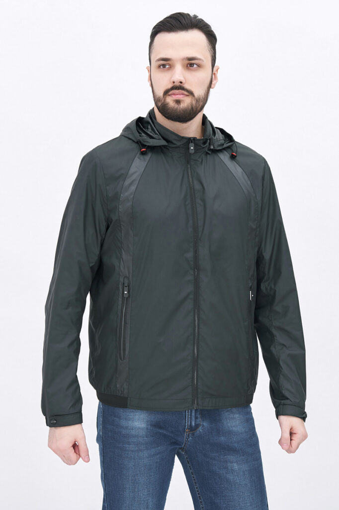 ветровка мужская зелёный 1