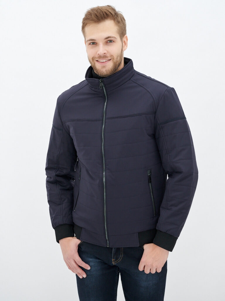 синяя куртка демисезонная мужская в 1