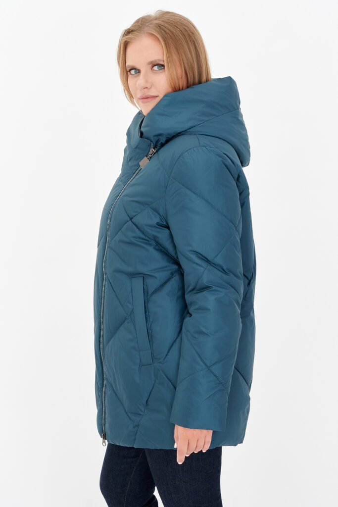 куртка женская утепленная изумруд 4