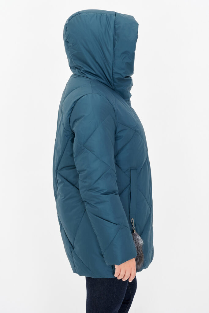 куртка женская утепленная изумруд 6