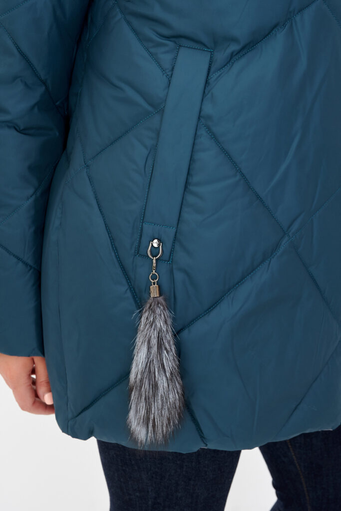 куртка женская утепленная изумруд 8