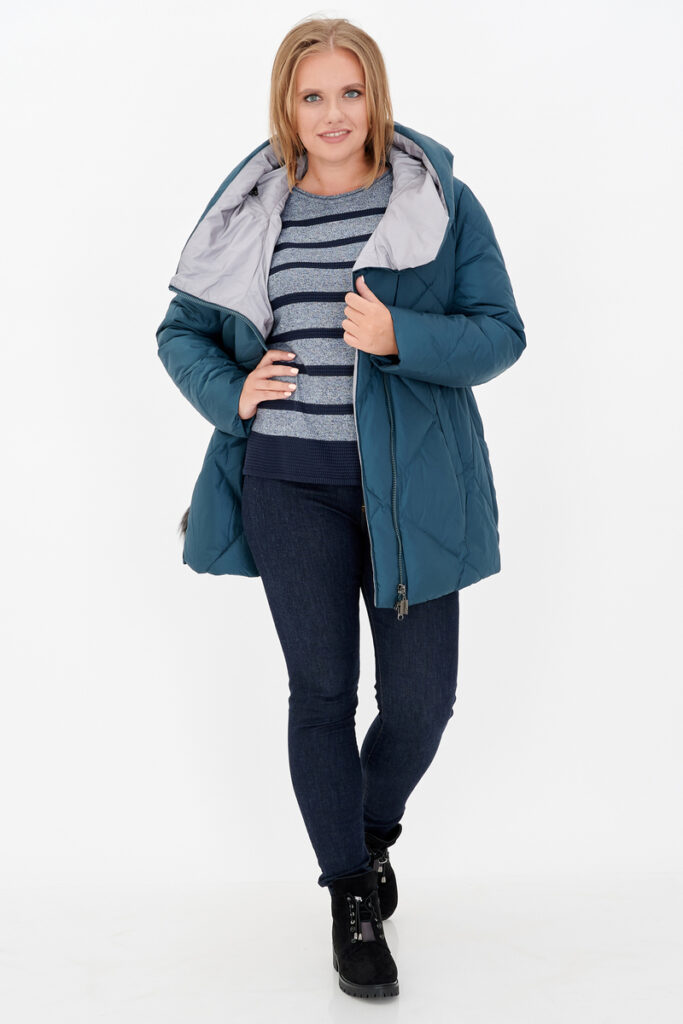 куртка женская утепленная изумруд 10