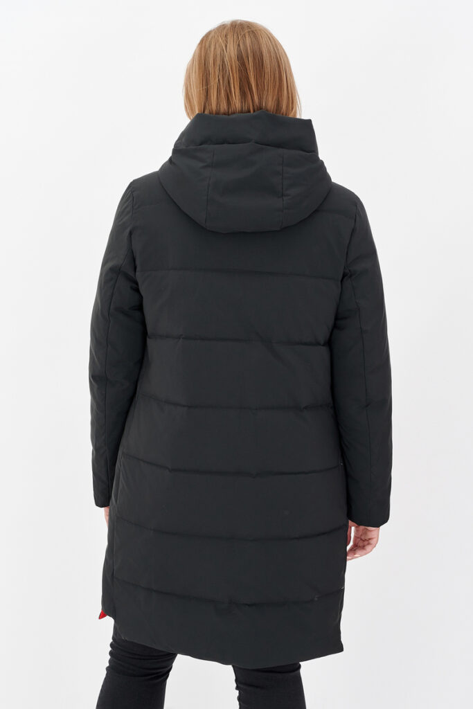 куртка женская утепленная черная 3