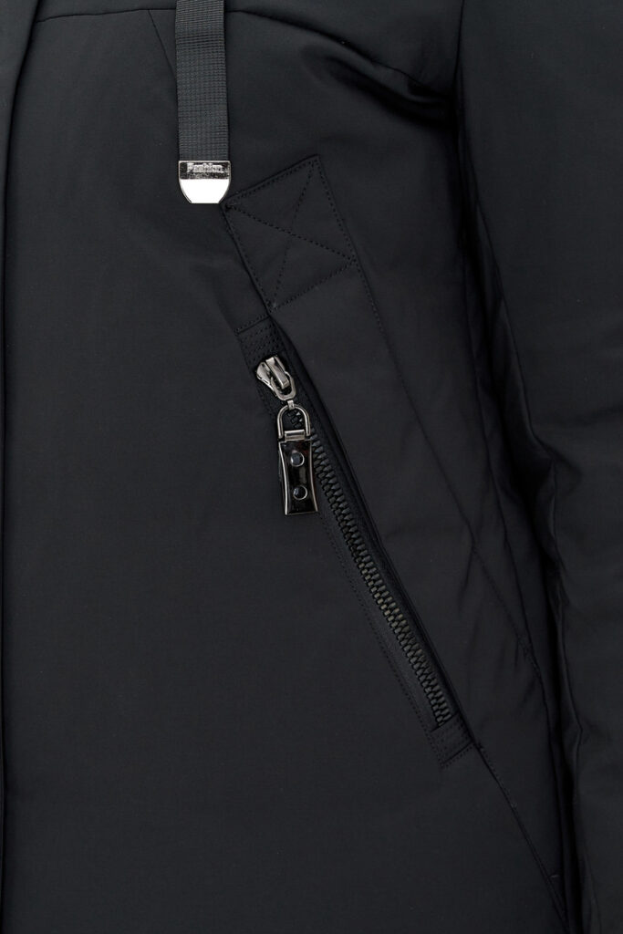 куртка женская утепленная черная 5