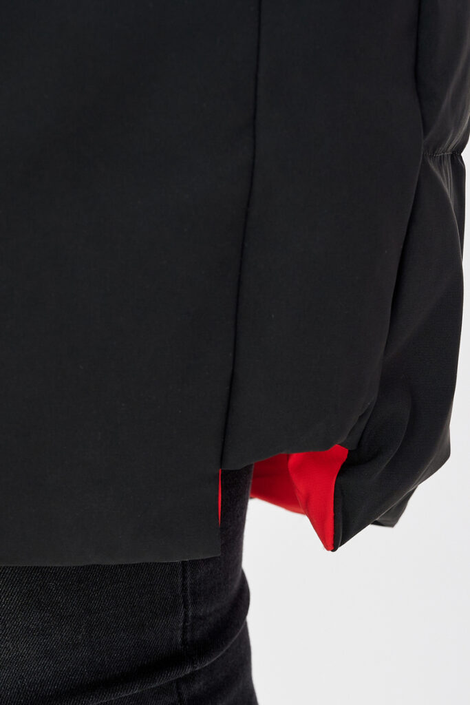 куртка женская утепленная черная 6