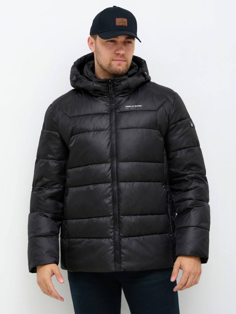 куртка мужская утепленная черная 1