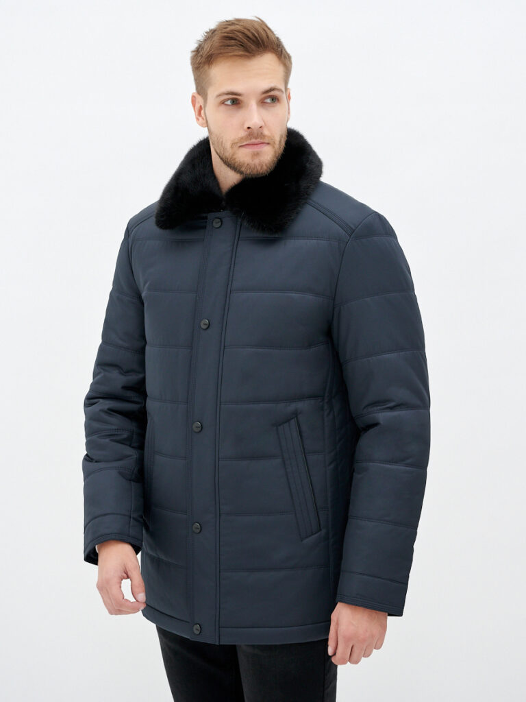 куртка мужская утепленная вн синяя 1