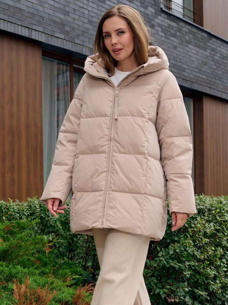куртка женская утепленная бежевая 3