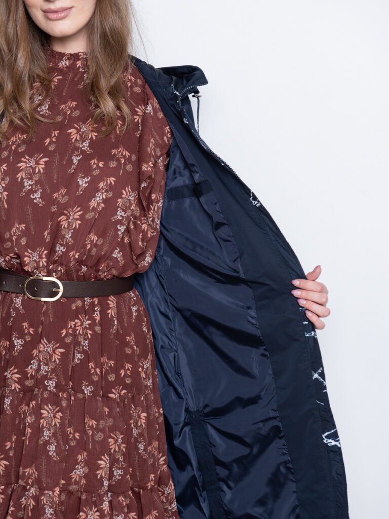 плащ женский темно-синий 10