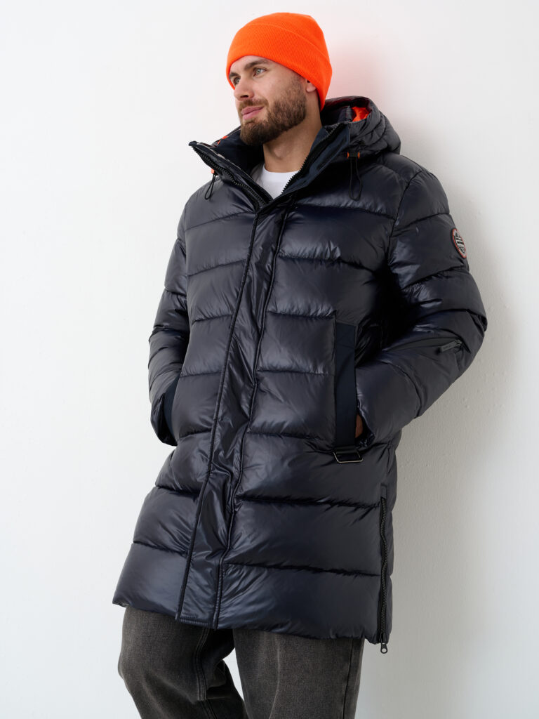 куртка мужская утепленная синяя 1