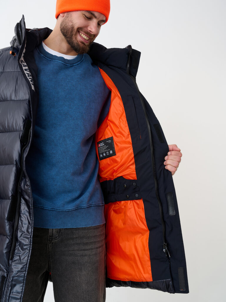 куртка мужская утепленная синяя 3