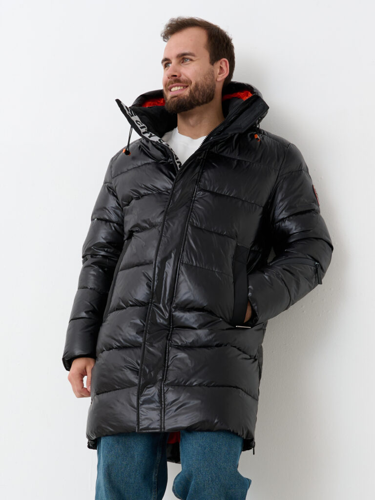 куртка мужская утепленная черная 1