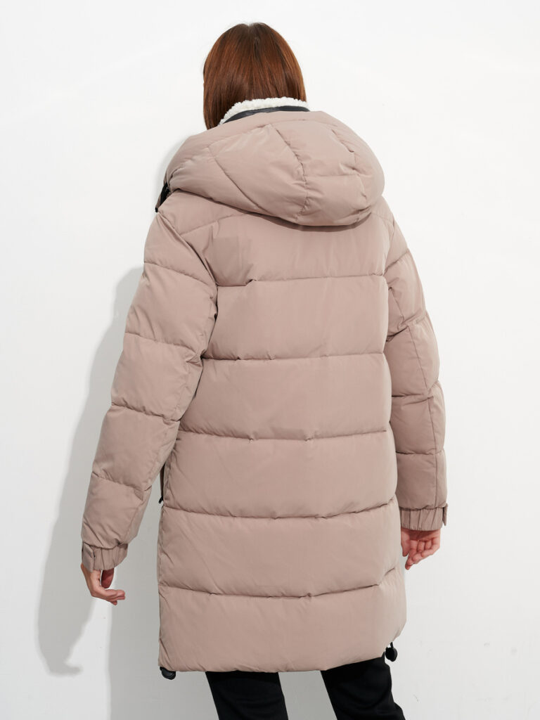 куртка женская утепленная бежевая 3