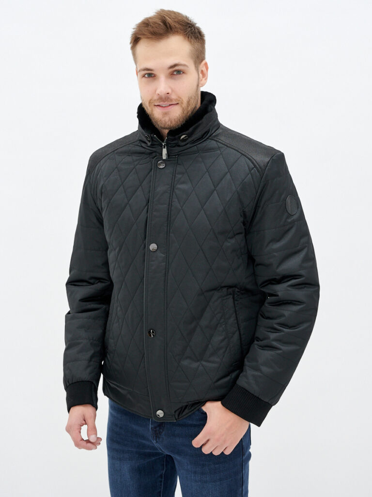 куртка мужская утепленная во черная 1