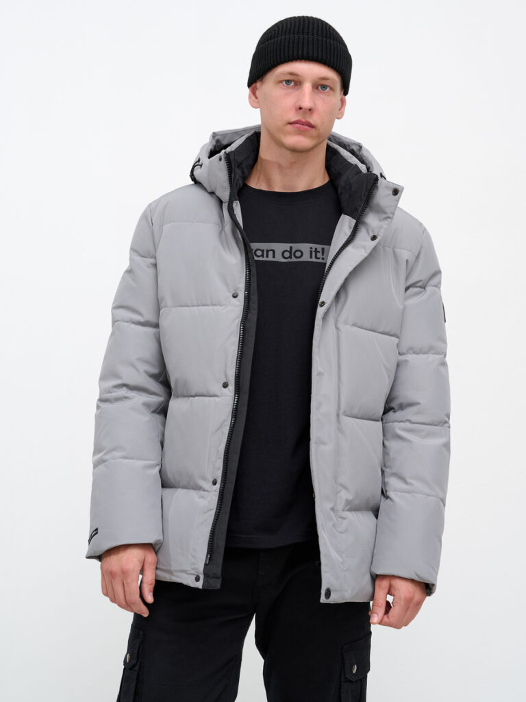 куртка мужская утепленная серая 1