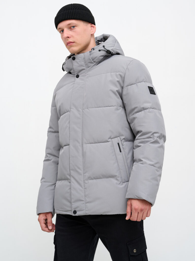 куртка мужская утепленная серая 8