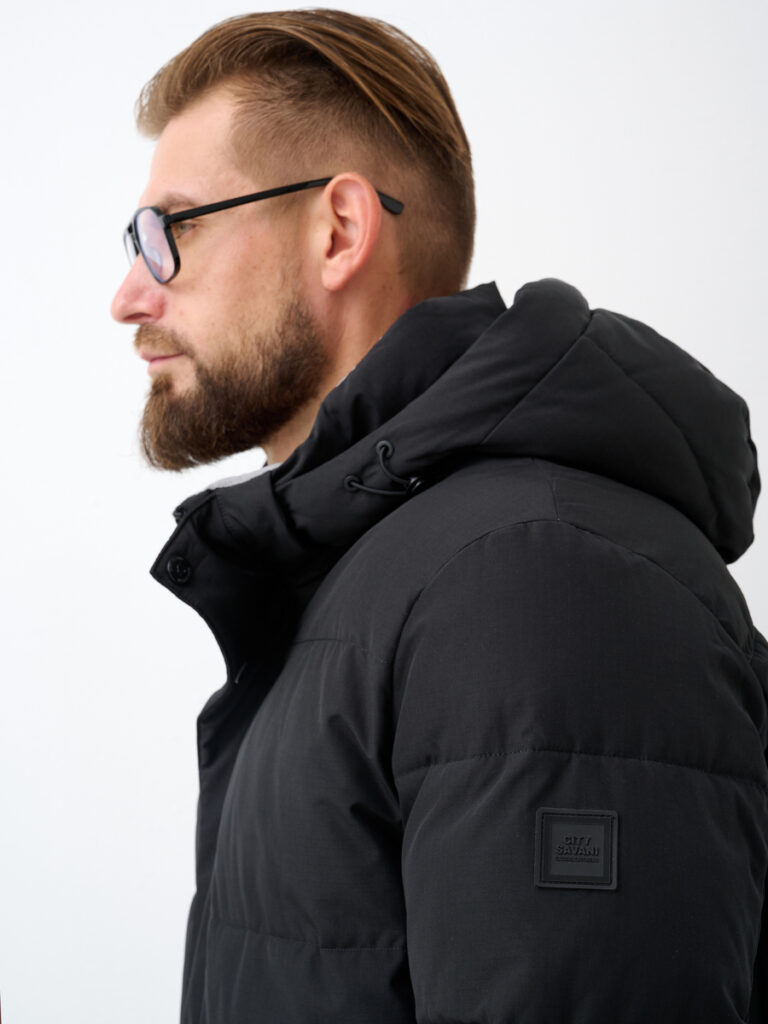 куртка мужская утепленная черная 10