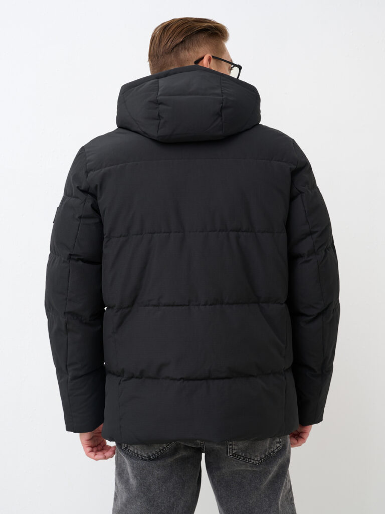 куртка мужская утепленная черная 5