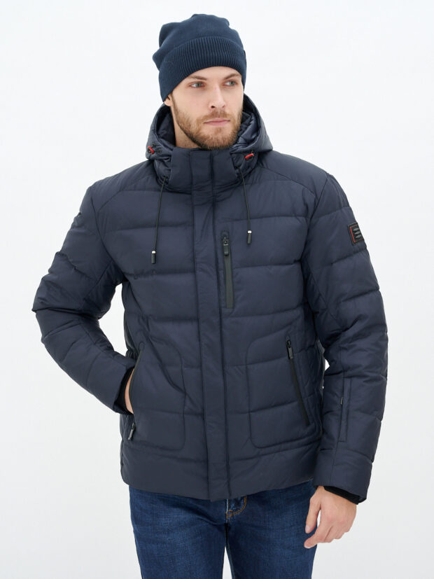 city savani ccs 82011 004 Синий Куртка мужская утепленная