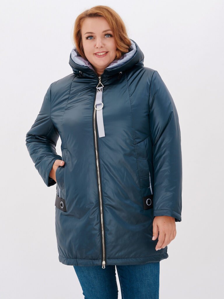 куртка женская демисезонная синяя 1