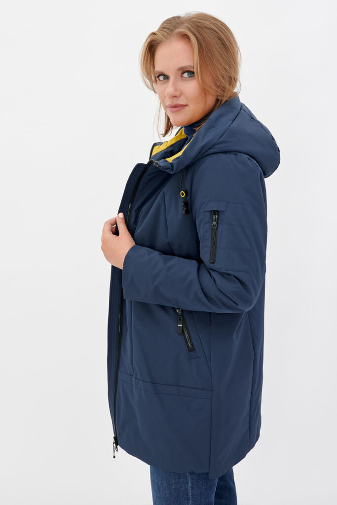 куртка женская демисезонная синяя 2