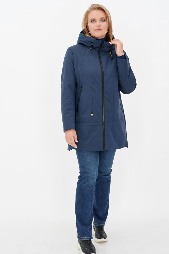 куртка женская демисезонная синяя 3