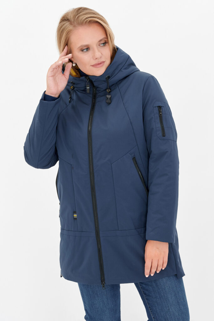 куртка женская демисезонная синяя 1