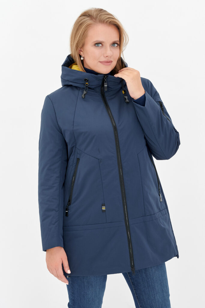 куртка женская демисезонная синяя 4