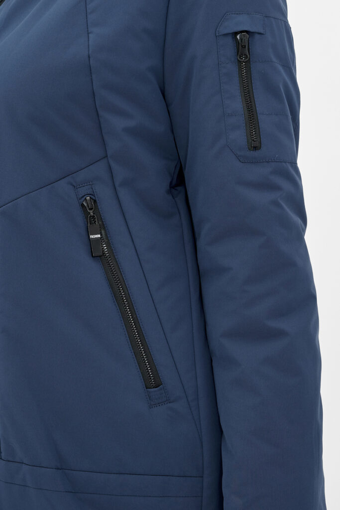 куртка женская демисезонная синяя 8