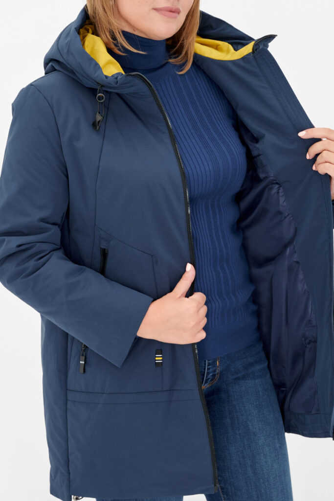 куртка женская демисезонная синяя 9