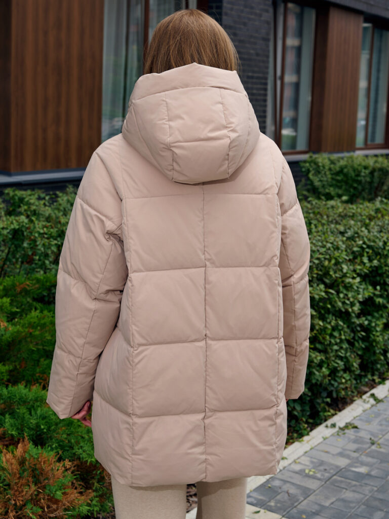 куртка женская утепленная бежевая 5