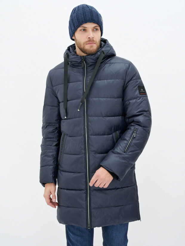 city savani ccs 82030 004 Синий Пальто мужское утепленное