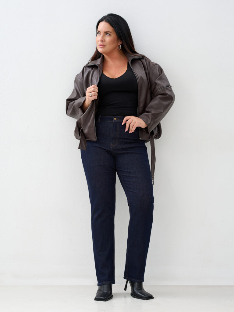 джинсы женские темно-синие 2